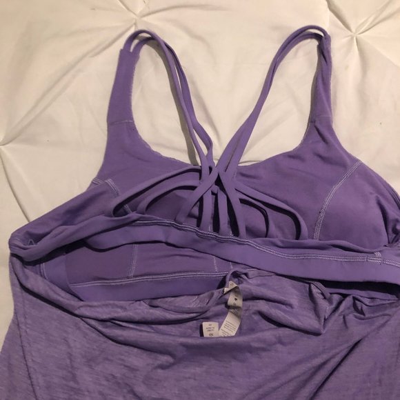 Lululemon Moment to Moment Purple Tank - Picture 4 of 4